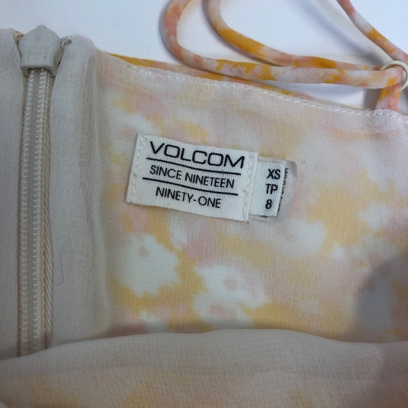 Volcom Yellow Floral Maxi Dress - xs - Picture 5 of 8